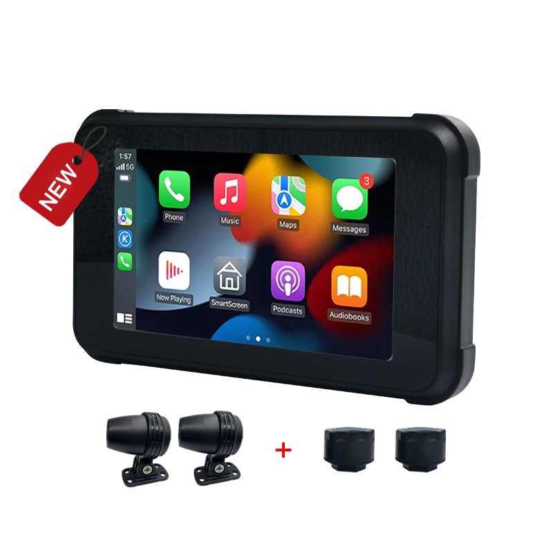 5 inch Waterproof IP67 1024*600 touch screen car gps navigation Linux system car radio for Motorbike and Motorcycle Car Dvd