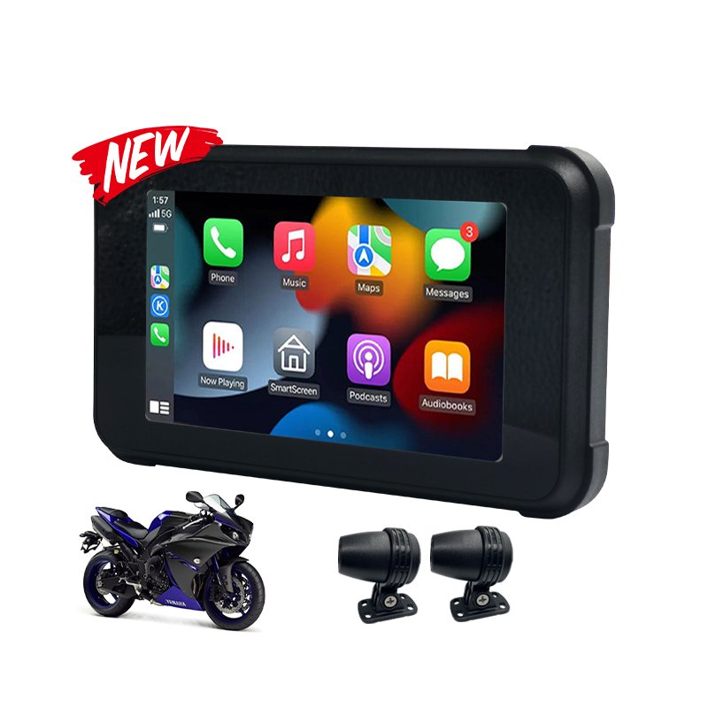 5 inch Waterproof IP67 1024*600 touch screen car gps navigation Linux system car radio for Motorbike and Motorcycle Car Dvd