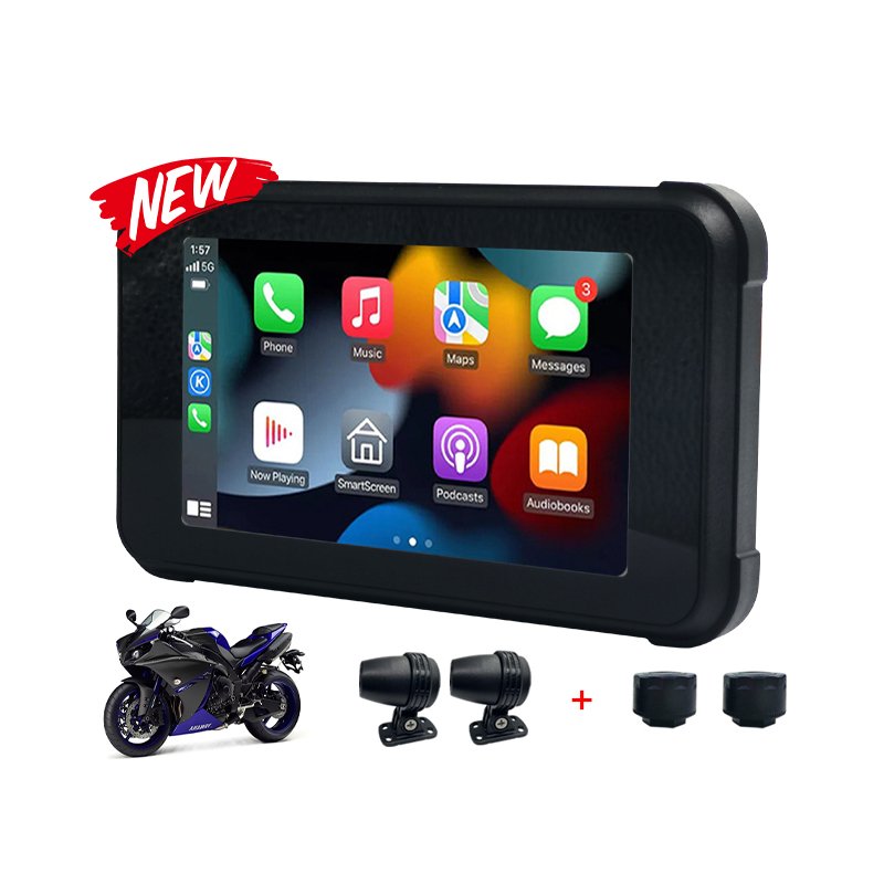 5 inch Waterproof IP67 1024*600 touch screen car gps navigation Linux system car radio for Motorbike and Motorcycle Car Dvd