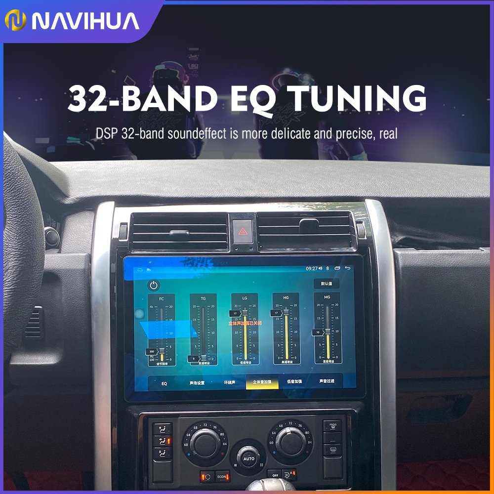 NaviHua Android Car Stereo Multimedia Player Audio Android Stereo Receiver Car Radio New For Land Rover Discovery 3 2004 2009