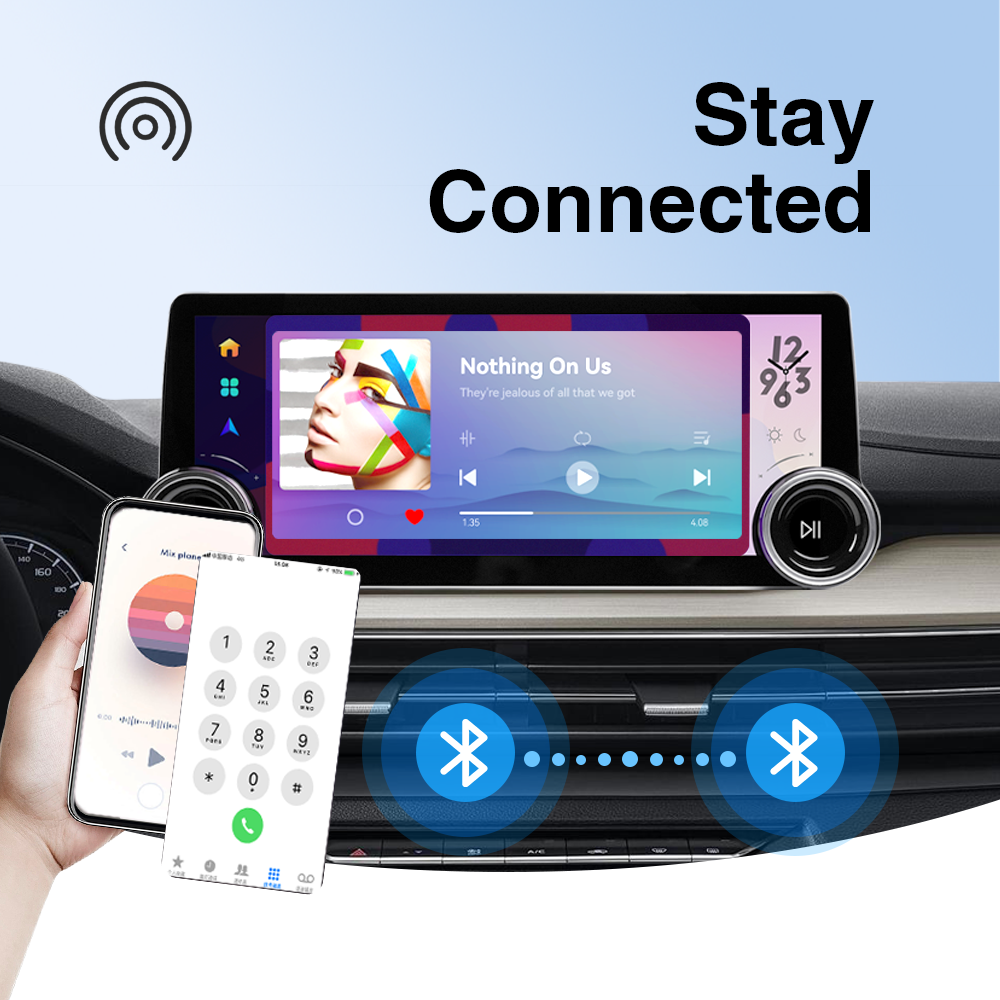12.3inch 2 Din Universal Android Car Audio Radio Screen 8Core Car Stereo 4+64G/6+128G Carplay Android Auto 4G WIFI Player