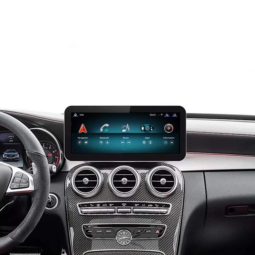 12.3" Snapdragon 668s android car radio player for mercedes Benz C GLC class w204 w205 2015-2019 NTG5.0 audio gps carplay dsp