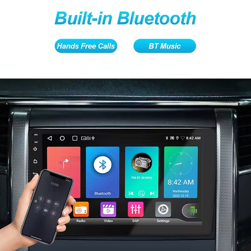 Double 2 din Android 12 Car DVD Player For GPS With Universal Radio Stereo Audio Head Unit Wireless Carplay Screen32GB