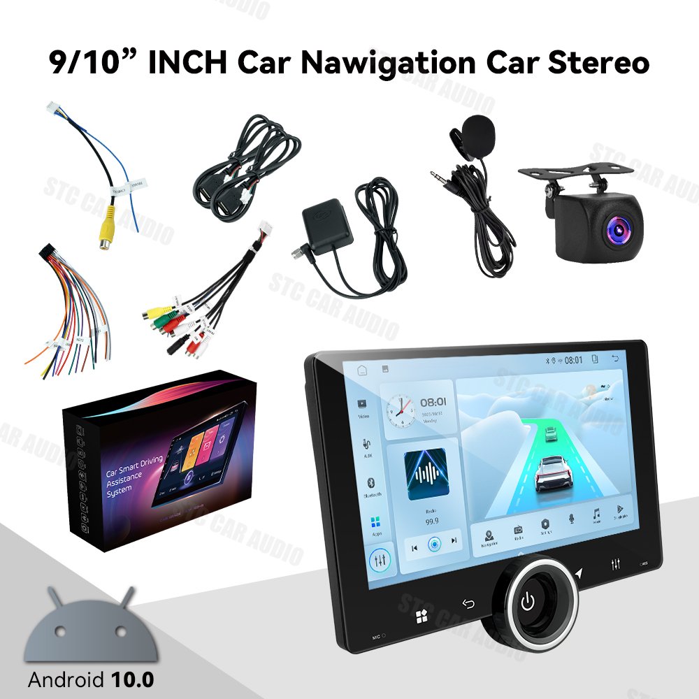 9 Inch Android Carplay QLED GPS Radio Single Knob Combination 9 Inch Car Player with Reverse Aid for Cars