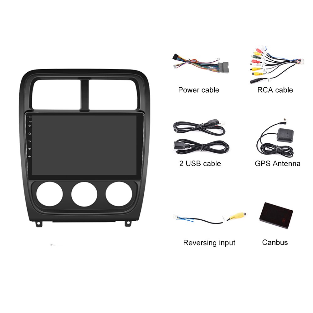 9Inch 2 din car radio Android Car Radio Multimedia Player For Dodge Caliber 2010-2012 GPS Navigation Carplay auto radio