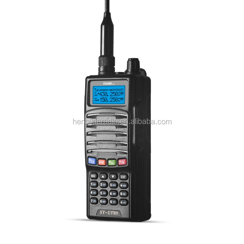 Handheld 5Watts VHF UHF Walkie Talkie 400-520MHZ 128CH Two Way Radio with 50km Ran for Car Use and GMRS Car Radios
