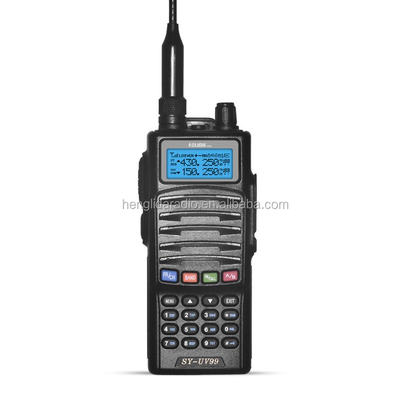 Handheld 5Watts VHF UHF Walkie Talkie 400-520MHZ 128CH Two Way Radio with 50km Ran for Car Use and GMRS Car Radios