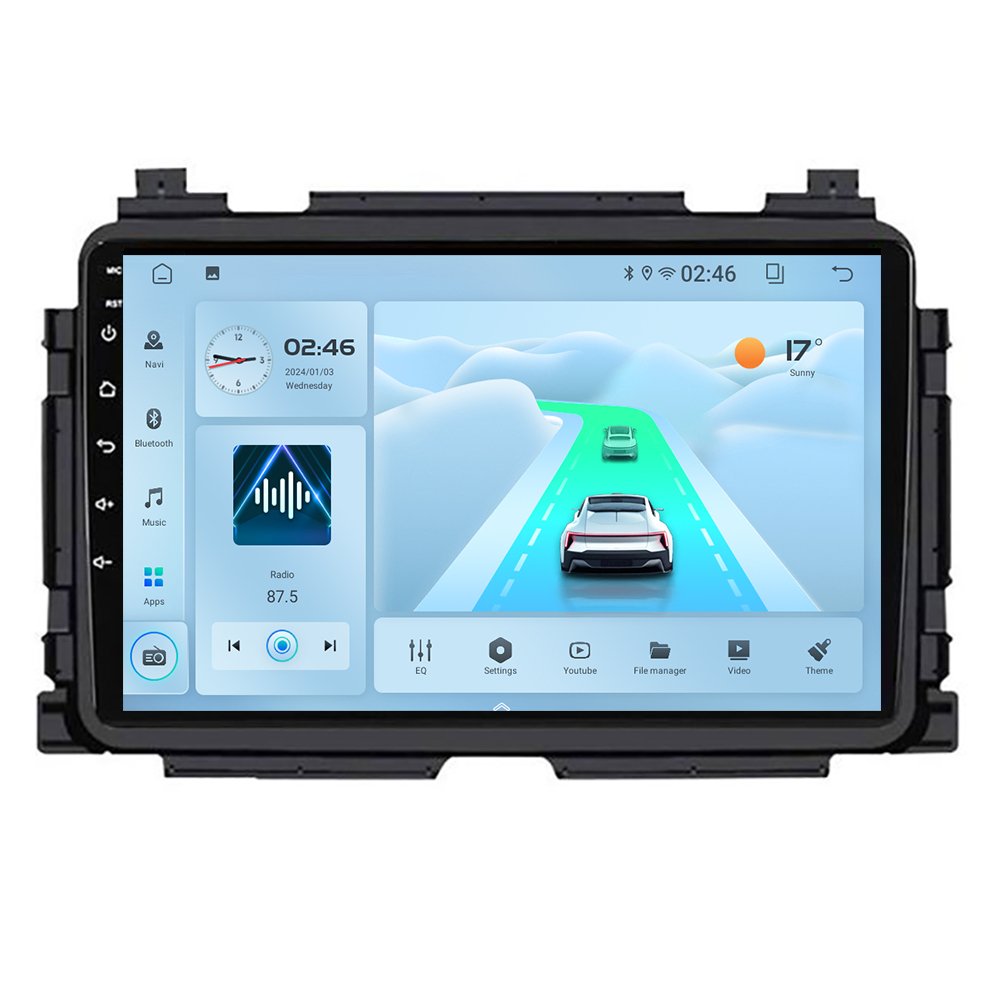 New Head Unit Android Auto Radio 2 Din car Radio for Honda HRV XRV Vezel 2013-2018 dvd GPS Navigation Stereo 5G-WIFI Car Player