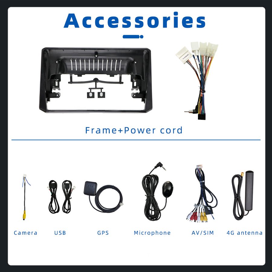 UIS7870 10.36 Inch 2K Screen Car Multimedia System Android 13 Car Radio For Toyota Corolla 2019-2024 Auto Stereo Video
