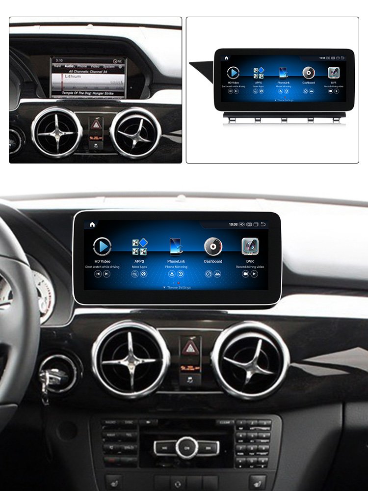 MEKEDE snapdragon 662 680 touch screen gps navigation 4g 8core 8+256 for Benz GLK Class X204 360 camera car-play auto
