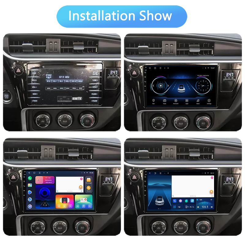 10.1inch 8core 2+32G Android Car radio DVD Player for Toyota Corolla 11 Auris E180 2017 2018 GPS Navigation