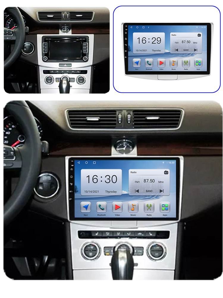 10" Android 13 Car Radio Multimedia Video Player For VW Volkswagen Passat B7 B6 2010-2015 Magotan CC Carplay head unit