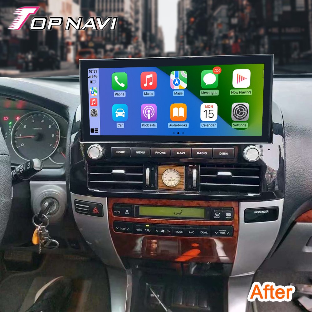 Autoradio 12.3" Android 12 Car Radio GPS with car play system support DSP 4G For TOYOTA PRADO 2003 2004 2005 2006 2007 2008 2009