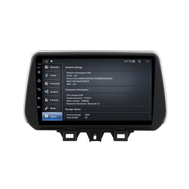 Android 10 4 Core GPS Car Radio Multimedia Player Navigation GPS For Hyundai Tucson Ix35 2018-2020 WIFI Carplay Screen