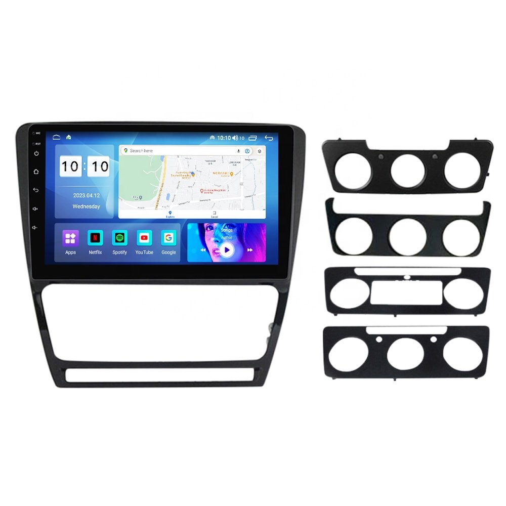 MEKEDE MS Android 12 IPS DSP RDS car radio for SKODA Octavia 2008-2013 8G 128G 360 camera colling fan split screen dvd player
