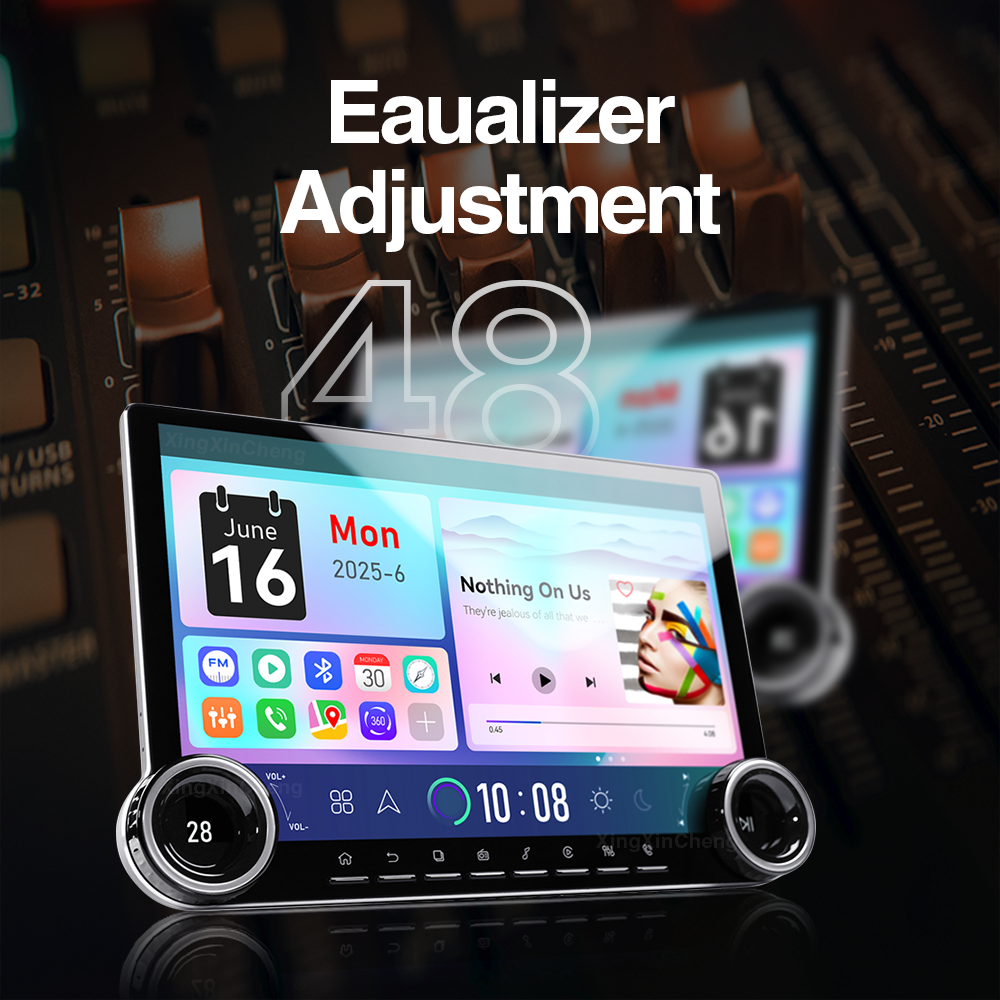 Universal 12.95inch Android13 KC97 Stereo Diamond QLED 2k Player Screen DSP Audio Head Unit Car Play Android Auto
