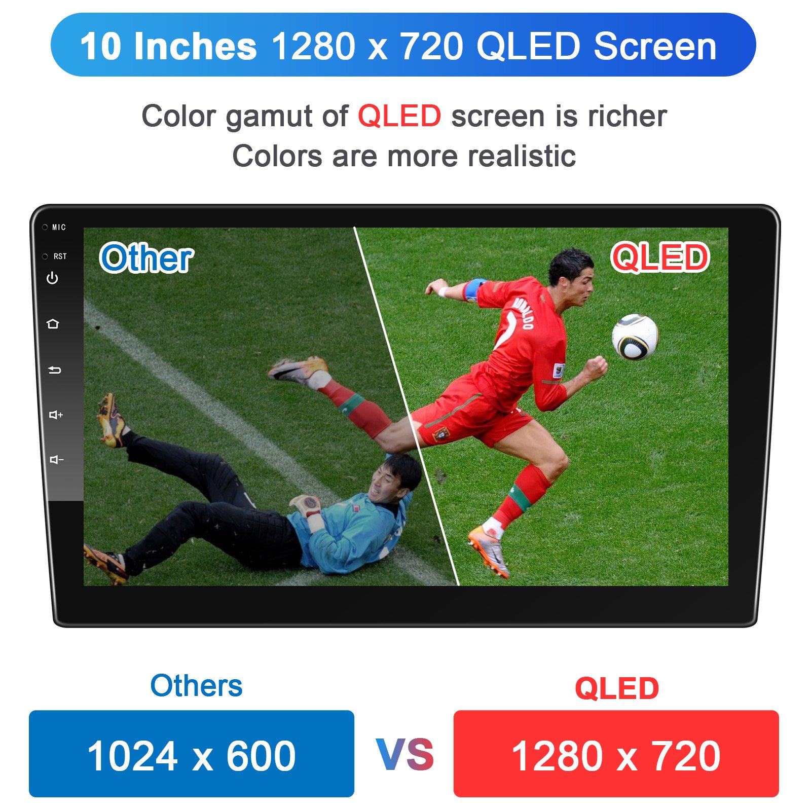 7 Inch 1 Din Car Radio MP5 Player Mirror Link FM BT With Carplay Stereo HD Reversing Touch Screen