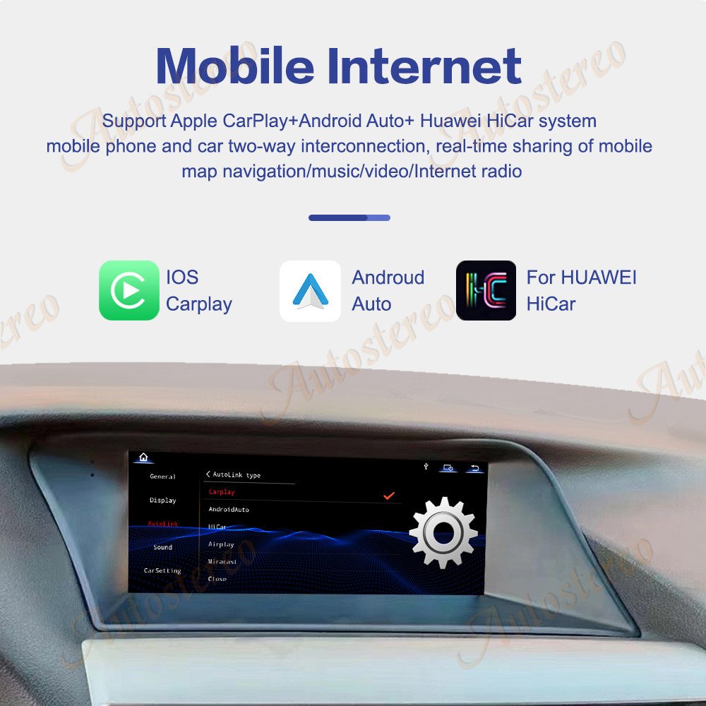 Autostereo 12.3 inch Android 13 For Lexus RX 2009-2012 Car Radio GPS Navigation Head Unit GPS Multimedia Player Audio Stereo