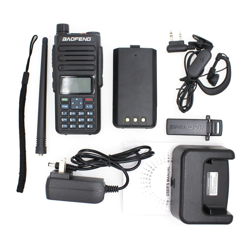 Baofeng BF H6 10W Dual Band VHF UHF Handheld tour guide system other hotel & restaurant supplies ham Two Way Radio Walkie Talkie