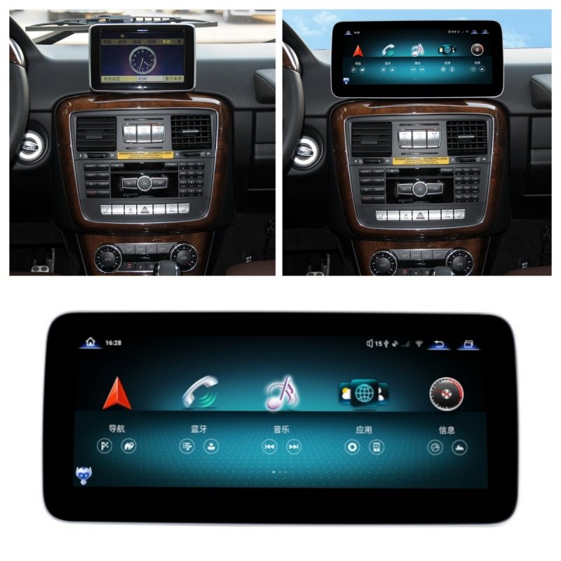 10.25 Inch Android Car Radio DVD Multimedia Player for Mercedes Benz G Class 2004-2012 Auto Car GPS Navigator Bluetooth Carplay