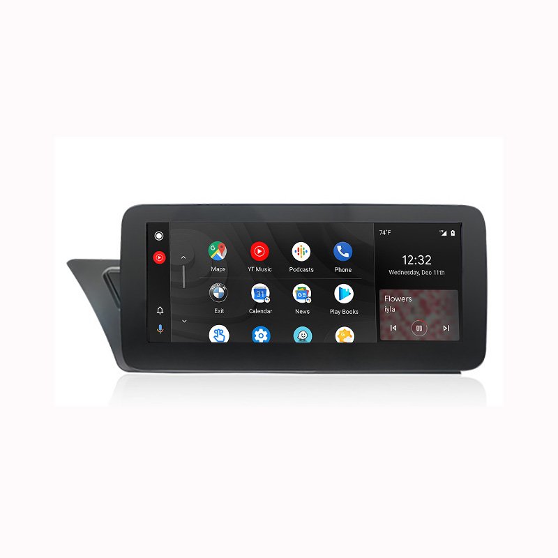 10.25" head unit Support BT Music Map Video For Audi A4L IPhone CarPlay Android Auto Car Multimedia Display HD Screen ON DVD