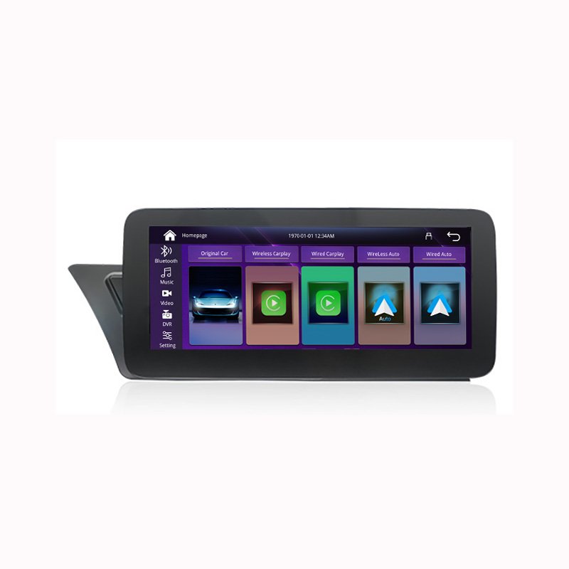 10.25" head unit Support BT Music Map Video For Audi A4L IPhone CarPlay Android Auto Car Multimedia Display HD Screen ON DVD