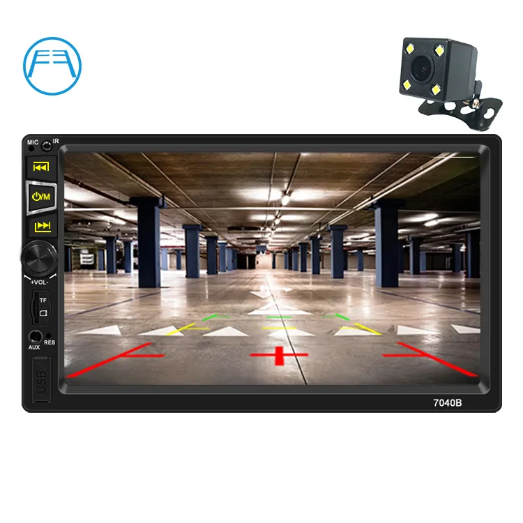 7040b Headrest Dvd Car Audio Monitor Car Radio Player Touch Screen Universal Car Mp5 Player