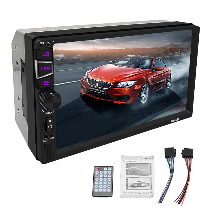 7040b Headrest Dvd Car Audio Monitor Car Radio Player Touch Screen Universal Car Mp5 Player