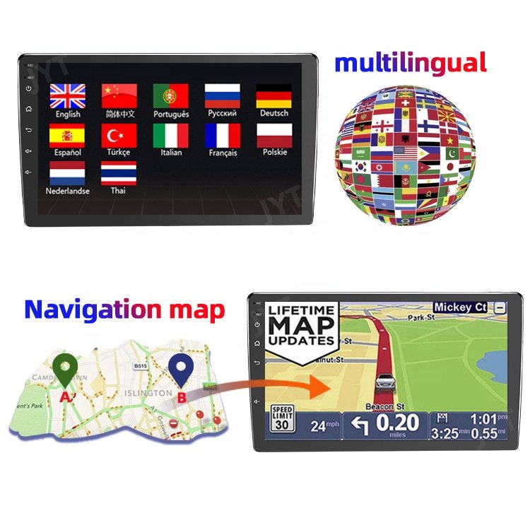 Right Hand 8 Cores Car Music Dvd Player Android 10.1 Gps Navigation Autoradio For Honda Civic 2006-2011