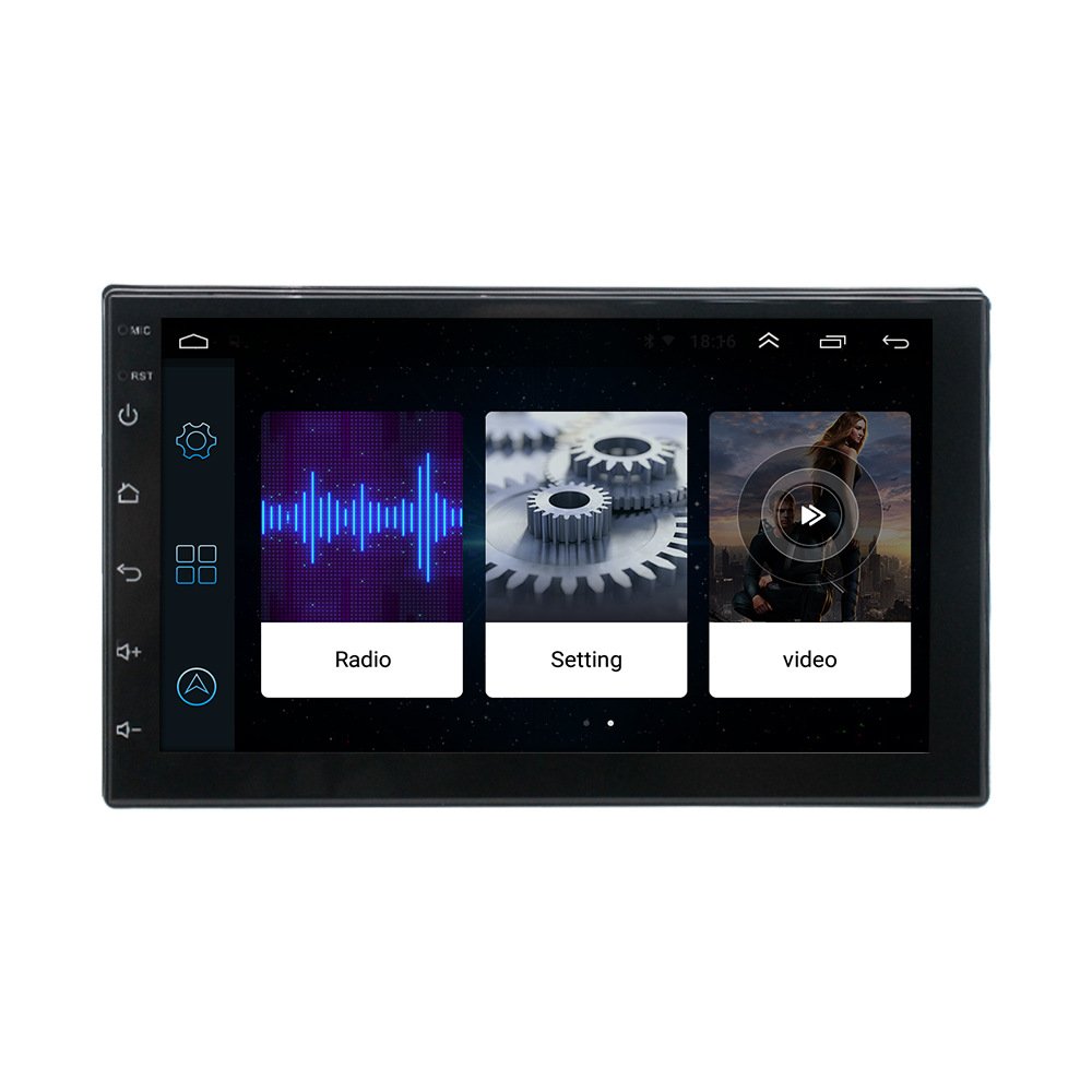 1+16G 2 Din Auto Stereo Radio Wifi MP5 Player 7 inch Build In Android Car DVD Player Car Stereo