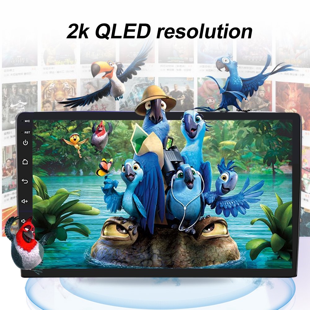 Top Sell Car Dvd Player Radio 8 Core Carplay Mobile Phone Mirror Link Decks Car Gps Tv Screen Car Tablet Svd Player