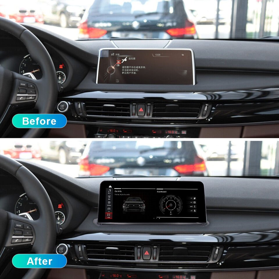 8core 10.25inch 8g 128G car accessories android screen player Navigation& gps with carplay For BMW X5 X6 F15 F16 2014-2016 NBT