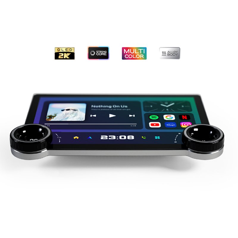 Factory Android 13 11.5inch screen 2k DSP RDS Radio Car DVD player video with knob For Host headunit Device