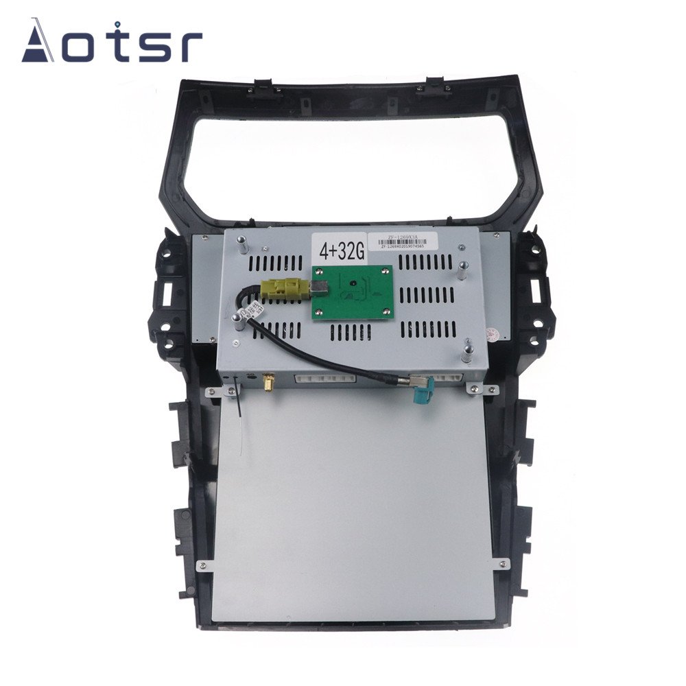 For Ford Explorer 2011-2019 Tesla Style Vertical Screen PX6 Android 9.0 Car Multimedia Radio Player Audio GPS Navi BT head unit