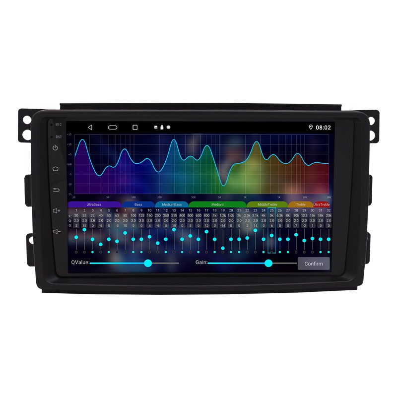 Android For Smart Fortwo W451 2005~2010 Stereo Radio Video Wifi Carplay Map GPS Nav Navi Navigation Multimedia No DVD