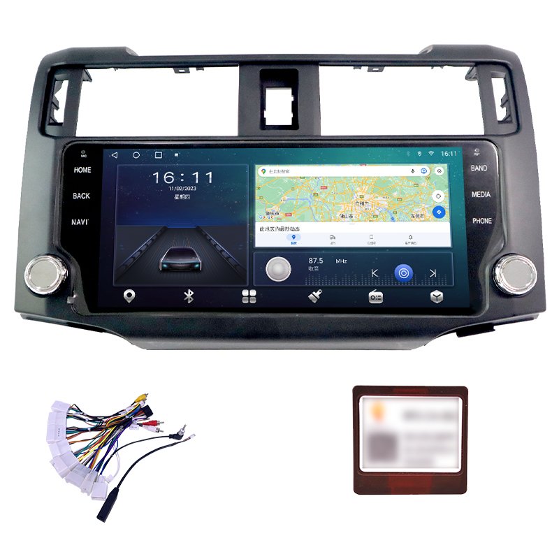 10.33 Inch Car Radio Installation Dvd Gps Mp5 Abs Pc Plastic Fascia Plane Frame For Toyota 4 Runner