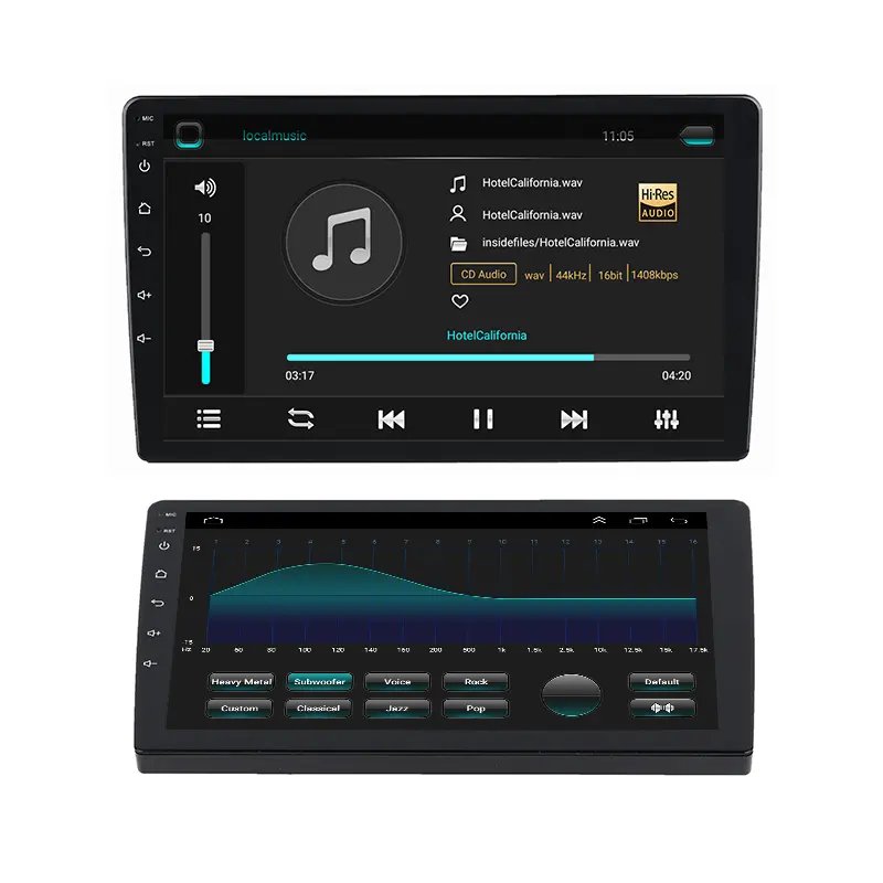 Universal 9 inch car Radio GPS Navigation WIFI BT FM Mirror Link car stereo 2 Din Android 10 car radio with camera Player