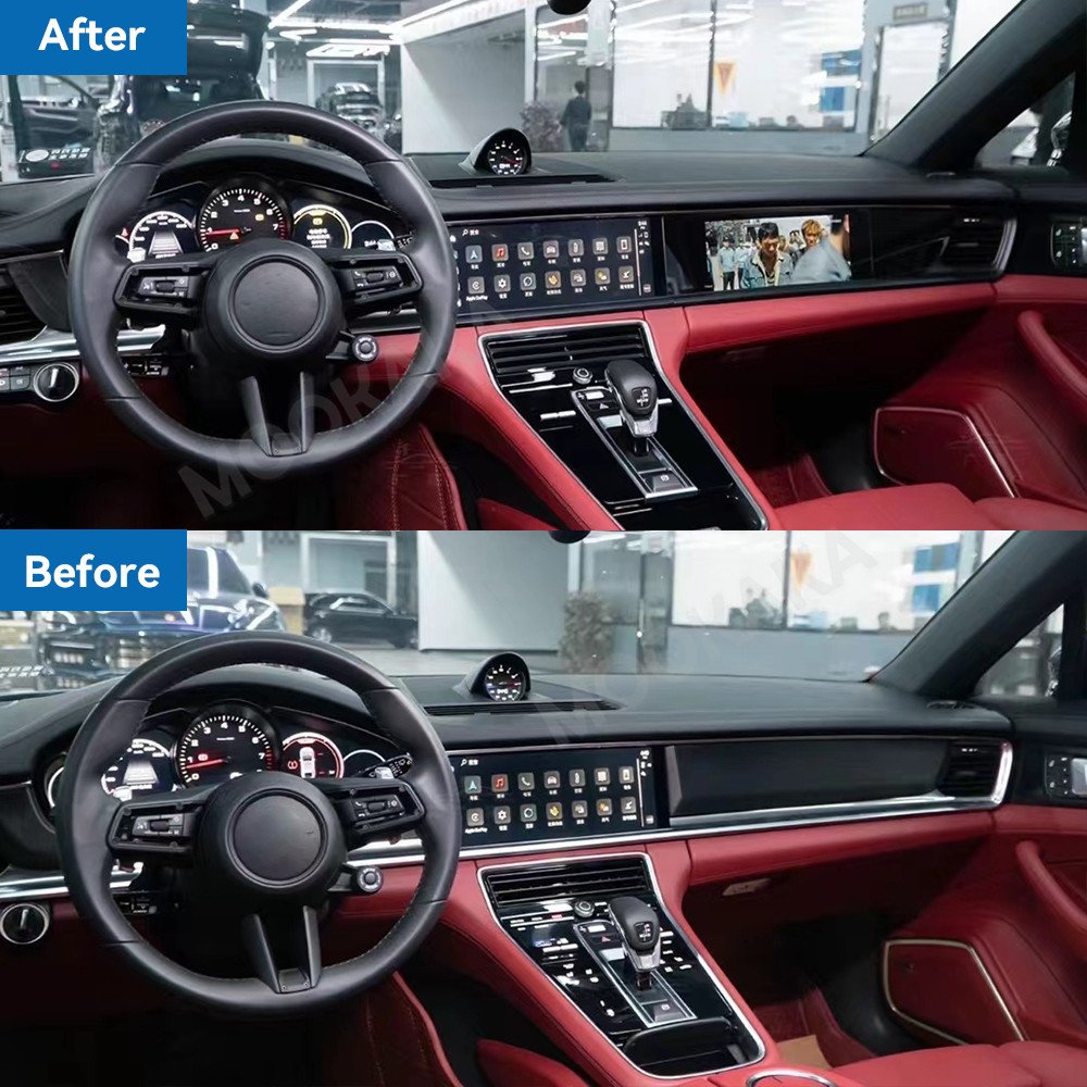Mookaka Passenger display For Porsche Panamera 971 2017-2024 co-pilot Android Car radio Youtube Multimedia Player GPS Navigation