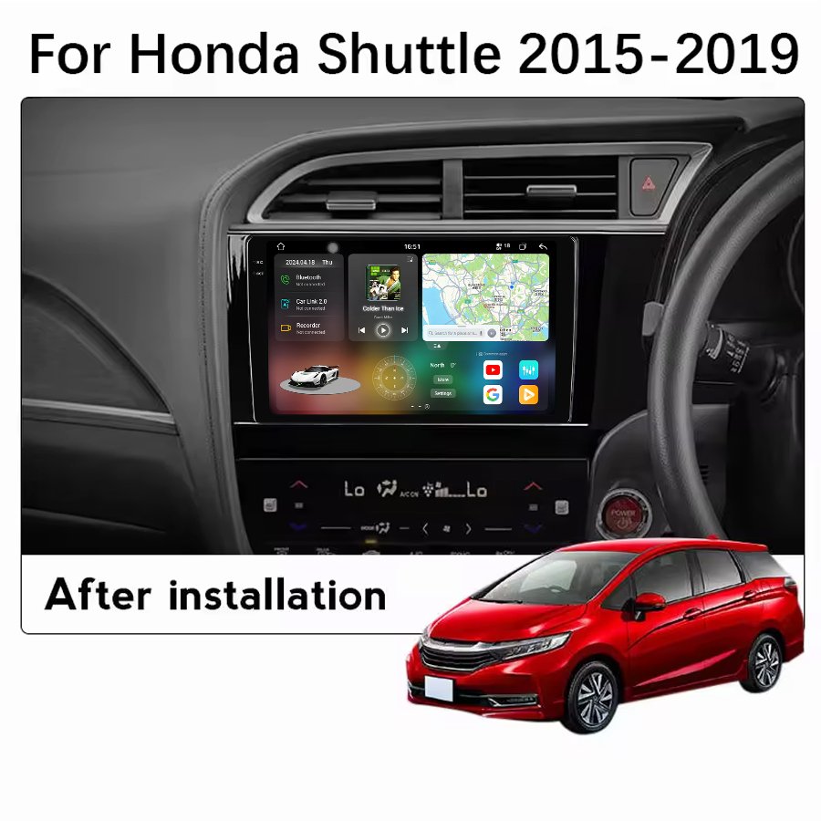 Android 13 QLED 2K Gps Navigation CarPlay auto Car Radio Video Stereo DVD Player Touch Screen For Honda Shuttle 2015-2019