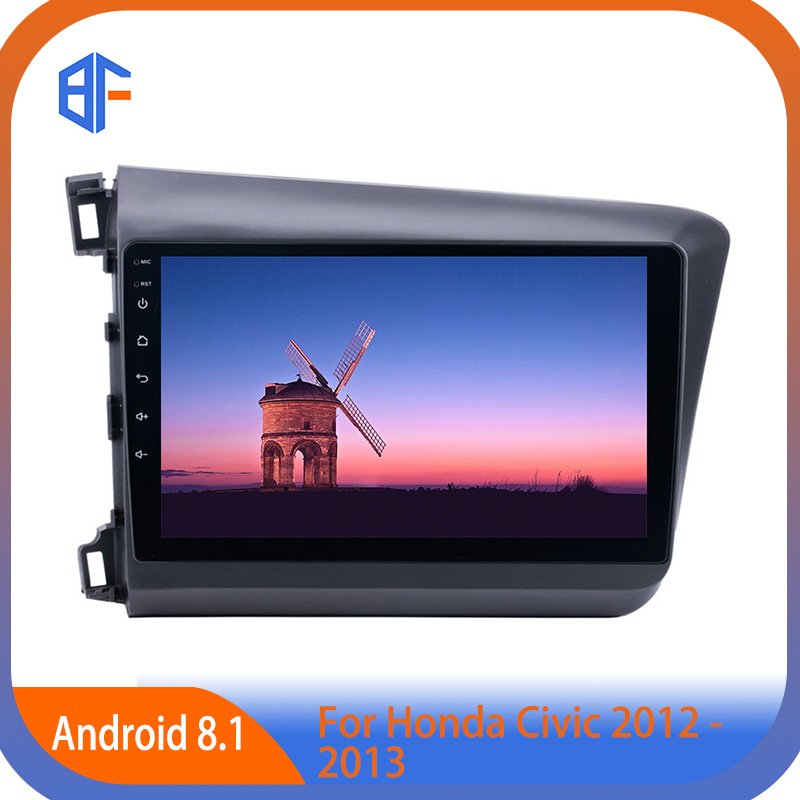 9 inch Car DVD Player For Honda Civic 2012-2015 Touch Screen ips Video GPS BT IPS WiFi 9 inch Android Car Radio