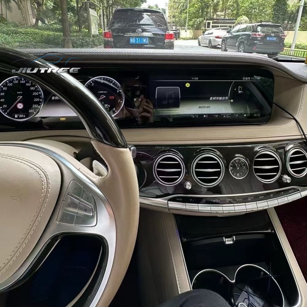 Android For Mercedes Benz S-Class W222 14-17 Car Radio 12.3 inch multimedia player Navigation stereo 360 image Google carplay