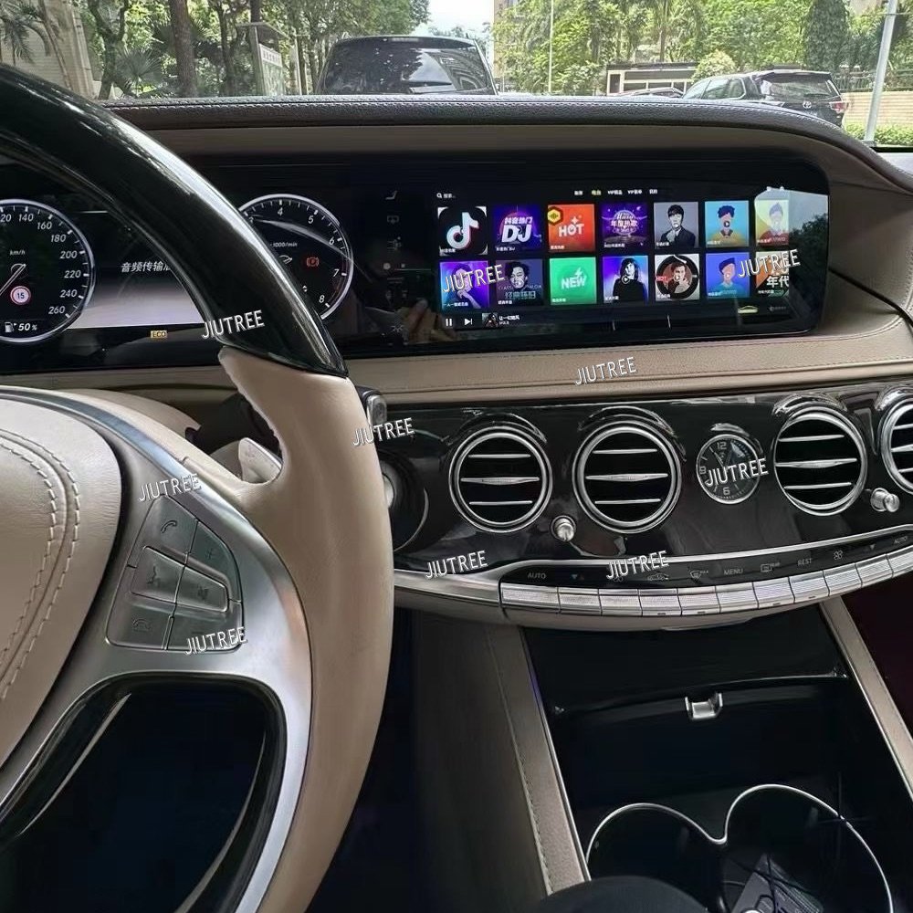 Android For Mercedes Benz S-Class W222 14-17 Car Radio 12.3 inch multimedia player Navigation stereo 360 image Google carplay