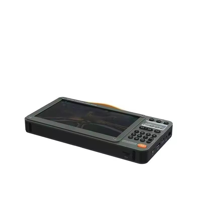 Hot Portable 7-inch LED Display FM/MW/SW Radio & MP4 Music Player Video Wireless Bluetooth Speaker Dual TF Card Slot Solar Radio