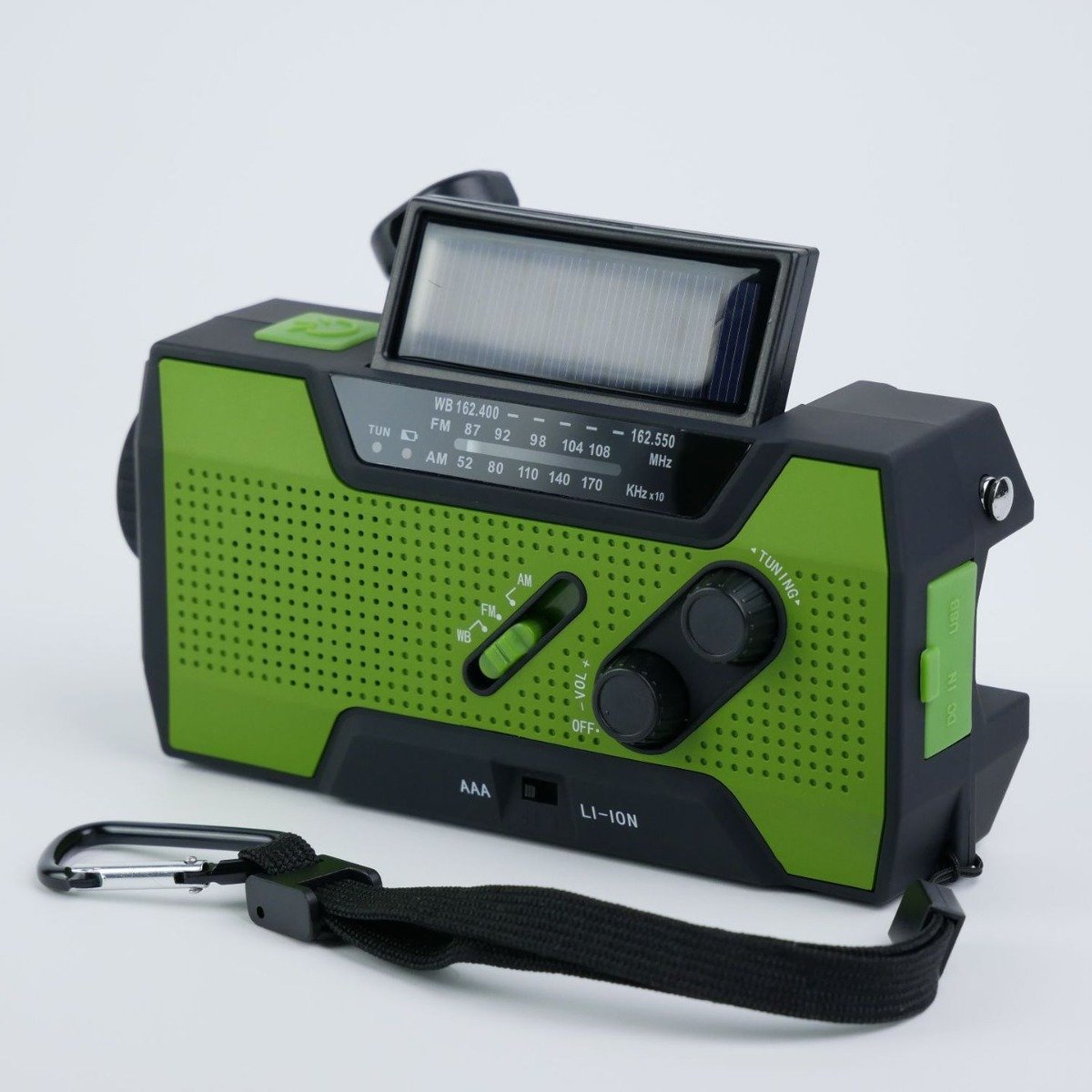 High sensitivity signal radio signal strong outdoor emergency sos portable radio multifunctional solar hand crank power radio