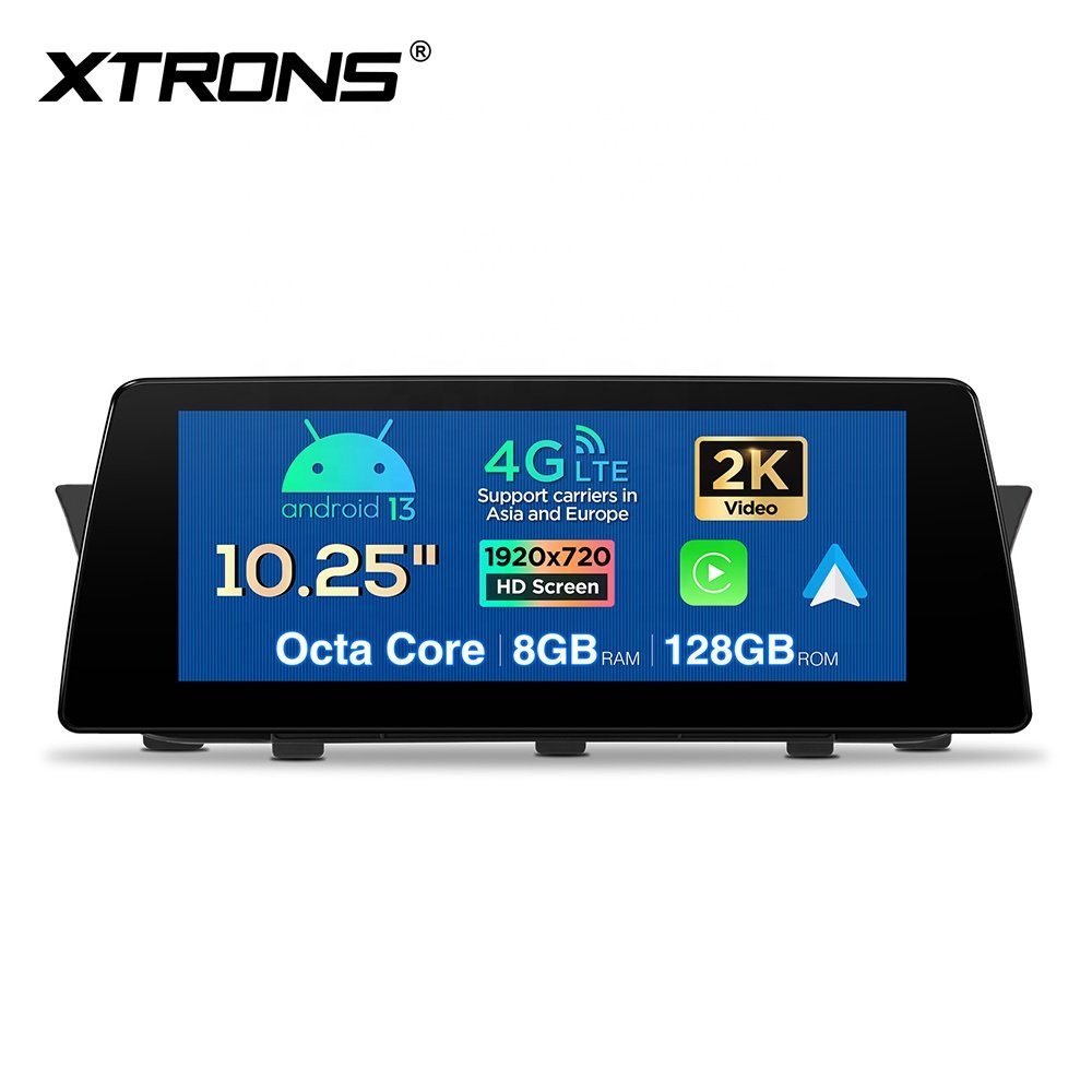 XTRONS 10.25 Inch HD IPS E84 Car Screen Android 13 8Core Car Multimedia Player Carplay 4G LTE Autoradio For BMW X1 E84 2009-2015