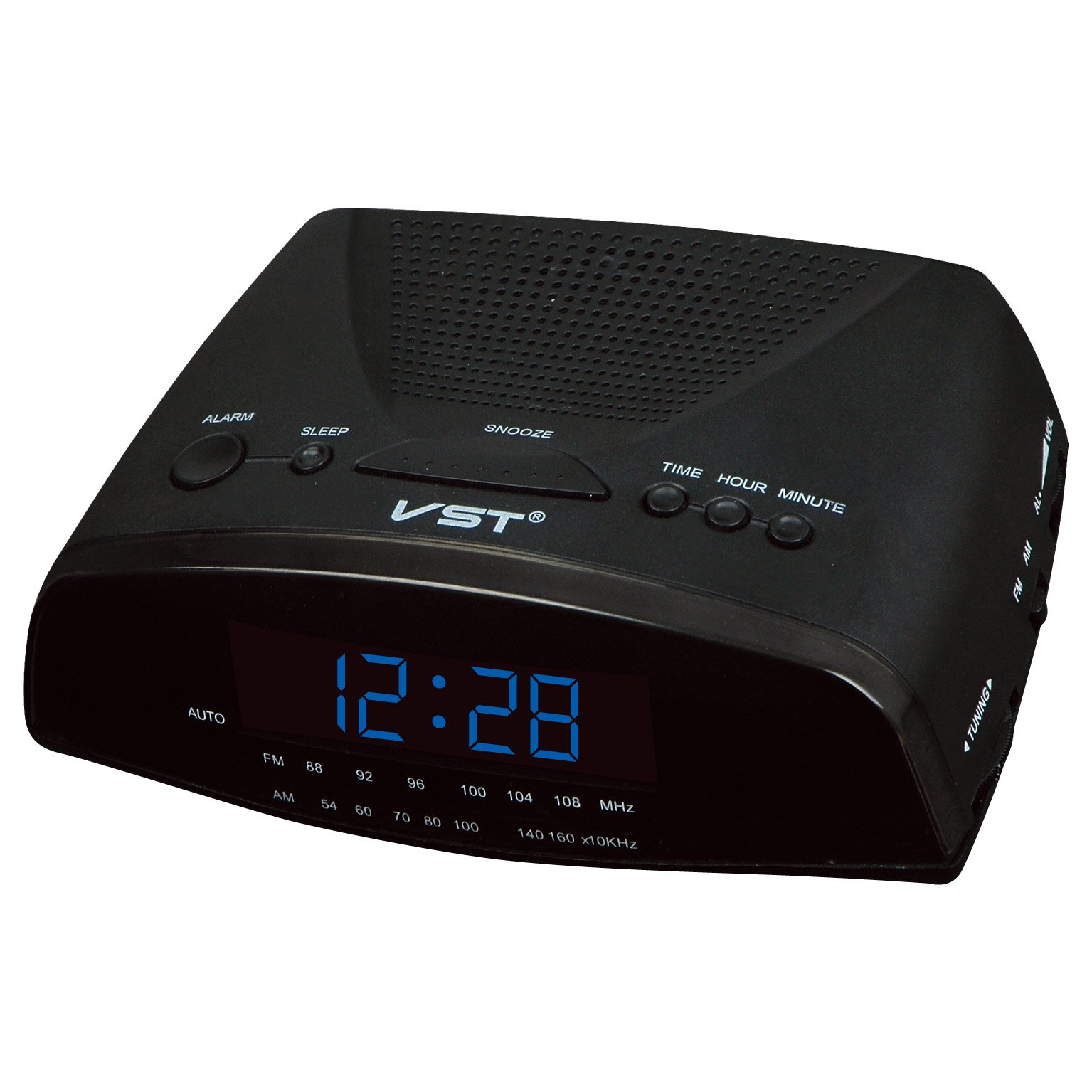 Radio alarm clock , AM FM talking clock