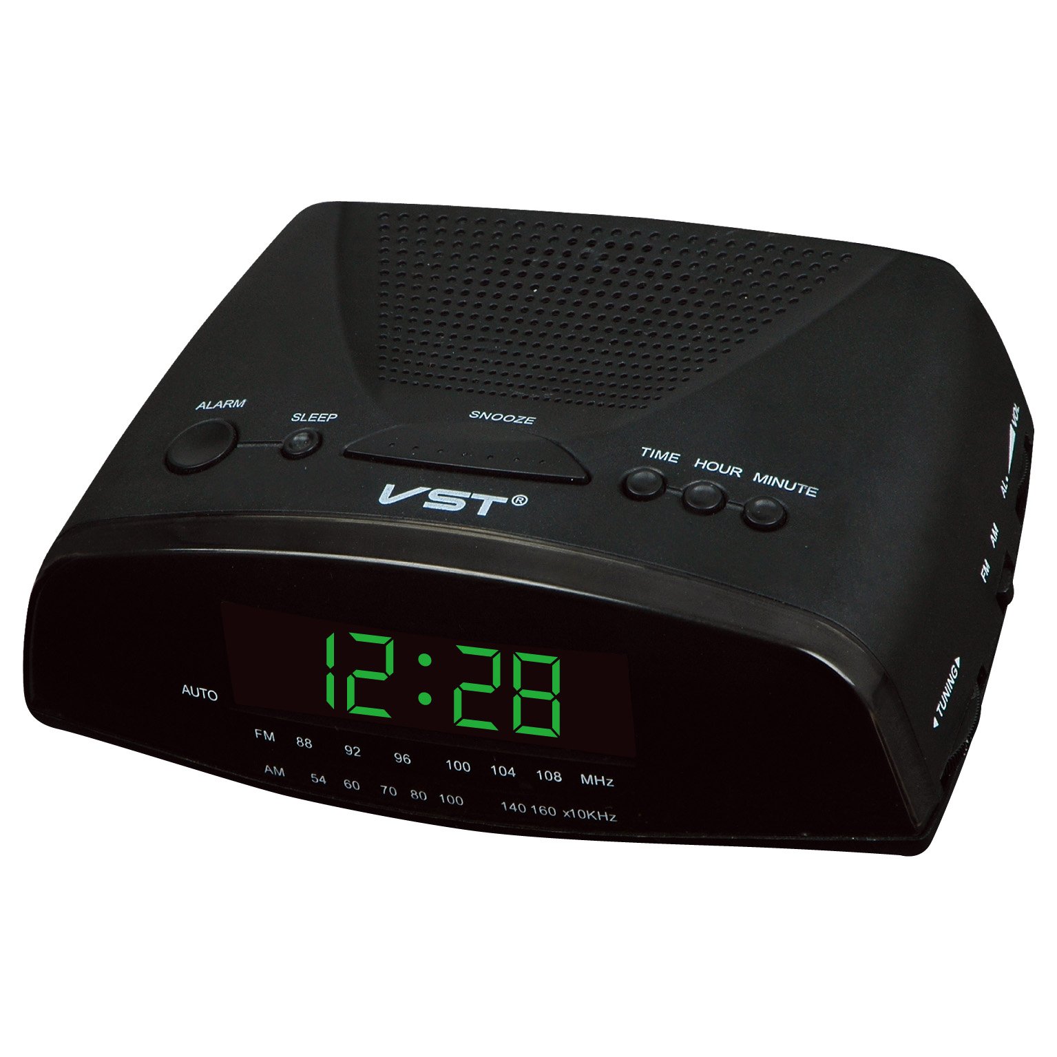 Radio alarm clock , AM FM talking clock