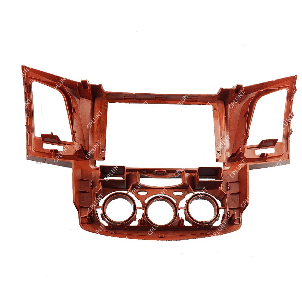 Car DVD Player Frame For TOYOTA FORTUNER HILUX VIGO 2005-2006 AT MC MAHOGANY 9INCH Android radio Farme stereo