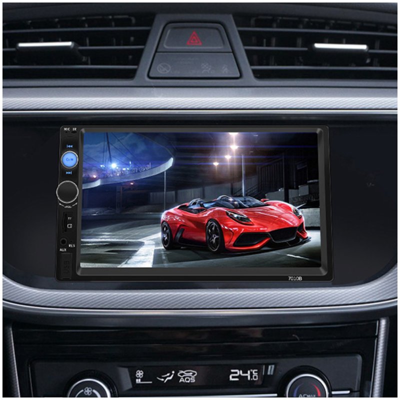 7" inch pantalla touch screen auto avto radio estereos for car Double 2 din 7010b MP5 USB/TF/AUX/FM multimedia player para Carro