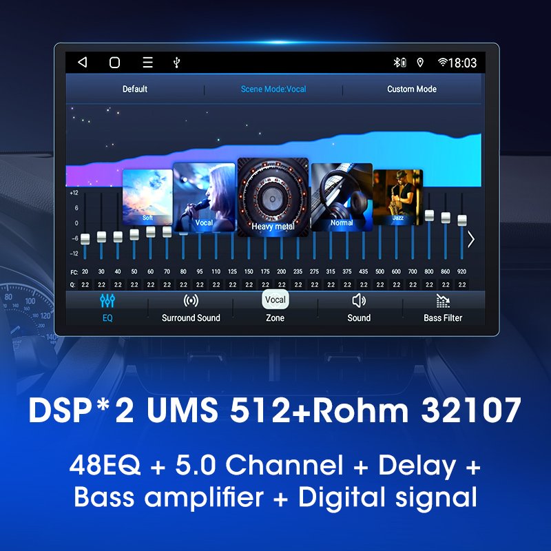 Android 13" inch 2 Din Car Radio 1920*1200P QLED Universal Multimedia Stereo Video Player Head